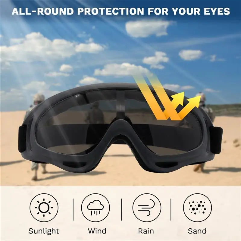 AQzxdc Airsoft Mask with Goggles Foldable Half Face Airsoft Mesh Mask with Ear Protection for Paintball Shooting Cosplay CS Game