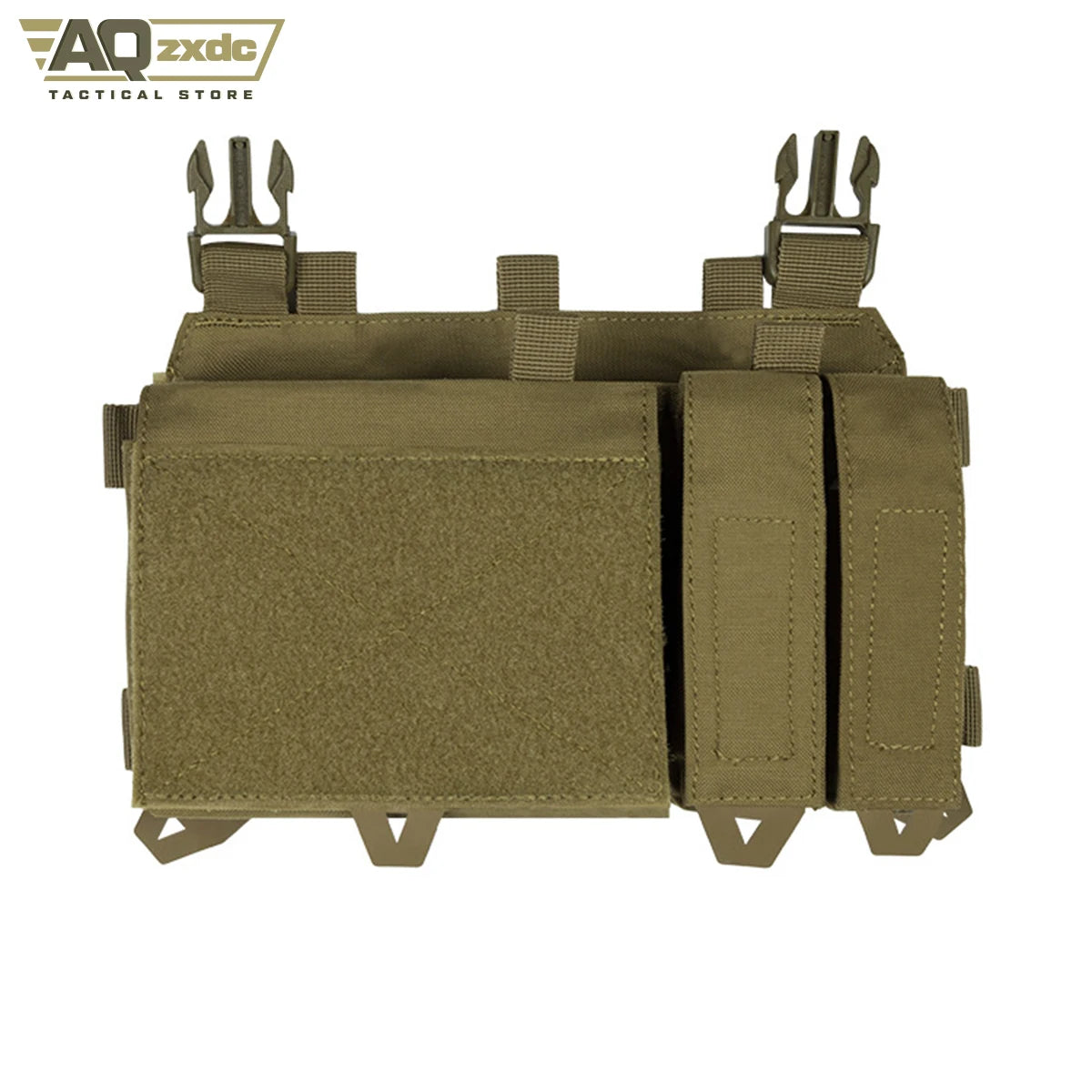 Tactical Triple Mag Pouch Hunting Pouch Buckle Plate Carrier Chalecos Molle for Outdoor Training Safety Vest Tactical Vest Bag