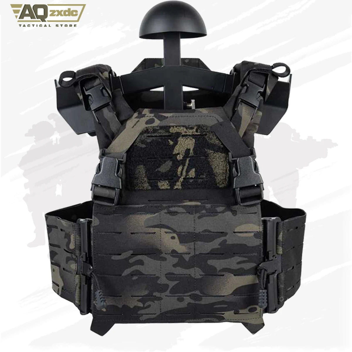 Tactical QPC Vest Plate Carrier Body Armor Quick Release System Small Tactical Vest Tactical Chest Rig for Girls, Children‘s