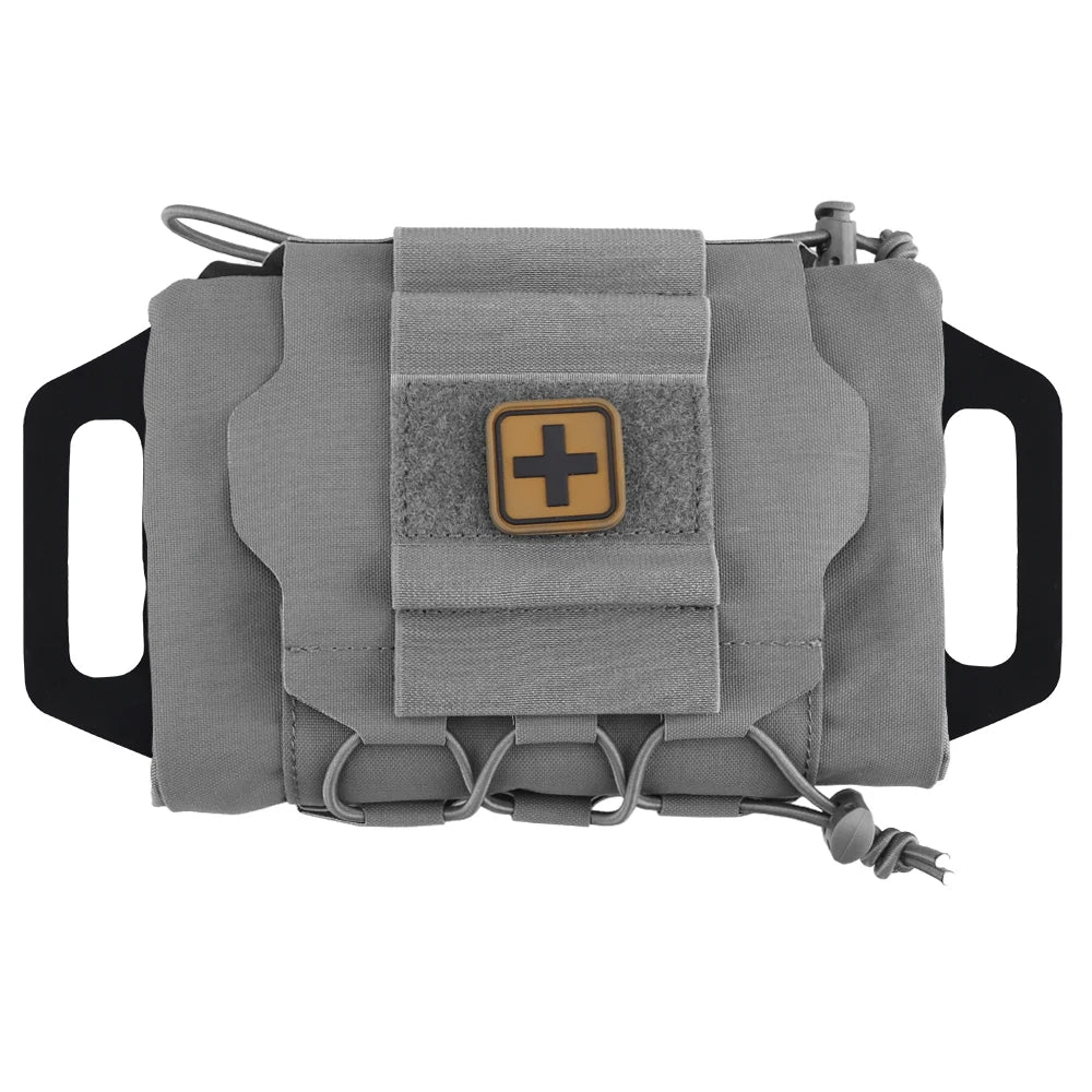 AQzxdc IFAK Tactical First-aid Kit Pouch MOLLE Rapid Deployment Survival Outdoor Hunting Vest Belt Emergency Bag Medical Pack