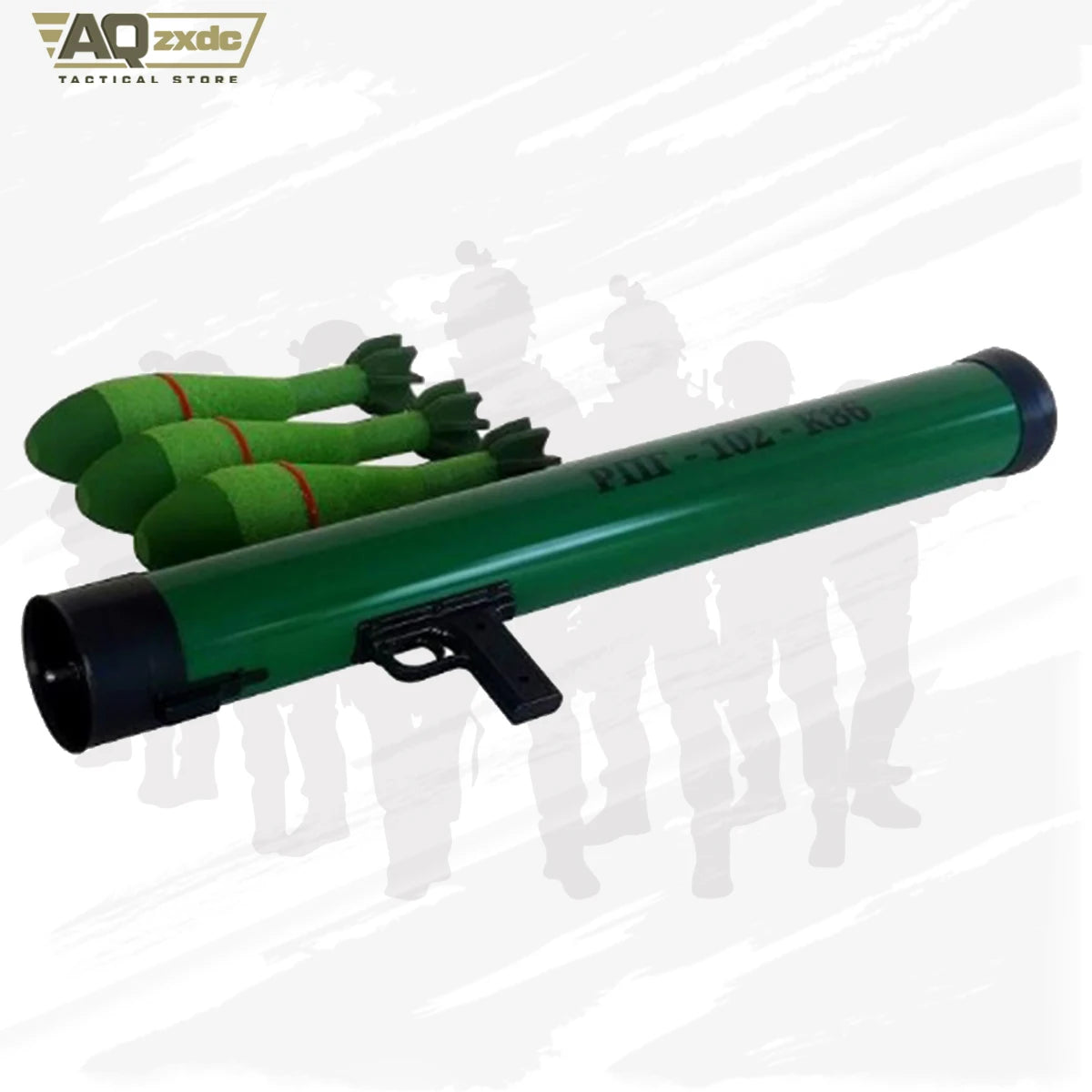 Airsoft RPG Shoulder-Fired Rocket Launcher TOY, Can Fire At Ultra-long Distance, Recoilless Bazooka for Tactical CS War Game