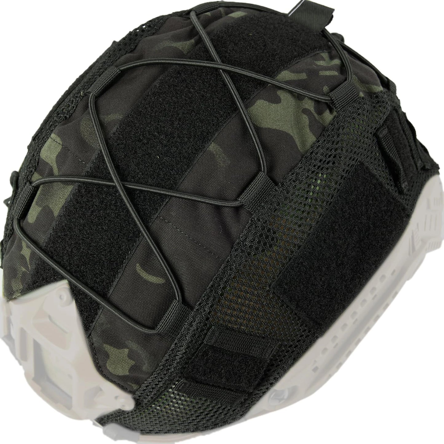 Tactical Helmet Cover, Airsoft Fast Helmet Cloth for Fast Helmet, Tactical Multicam Cover for NVG Military Helmet Accessories