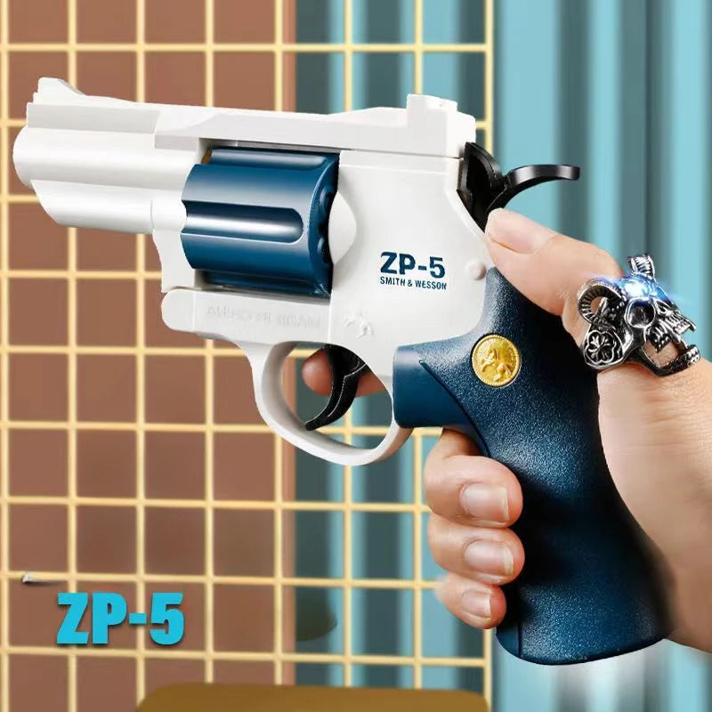 Soft Dart Bullet ZP5 Revolver Pistol Launcher Toy Gun Weapon Outdoor Airsoft Shooter Pistola For Boys Birthday Gift