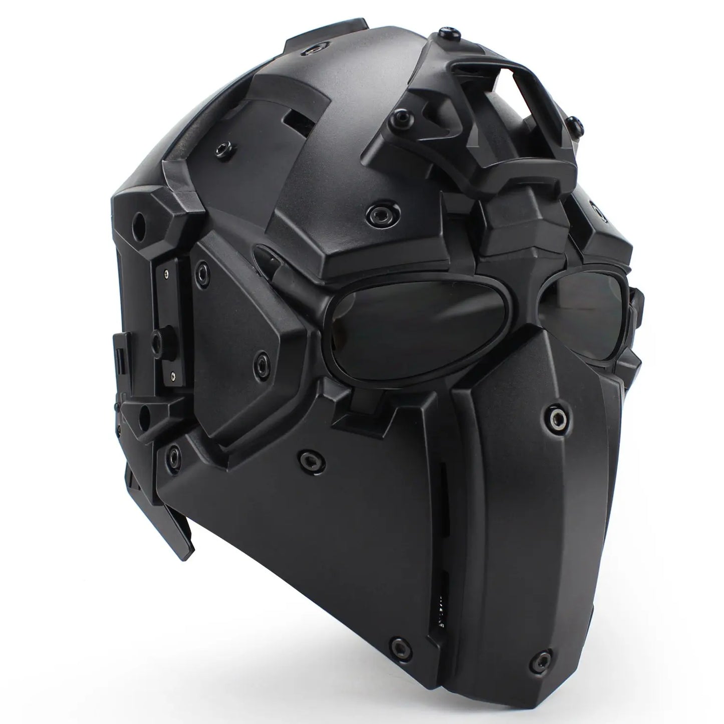 AQzxdc Tactical Outdoor Full Face Goggles Helmet Used for/Airsoft/Paintball Shooting/Movie Props/CS