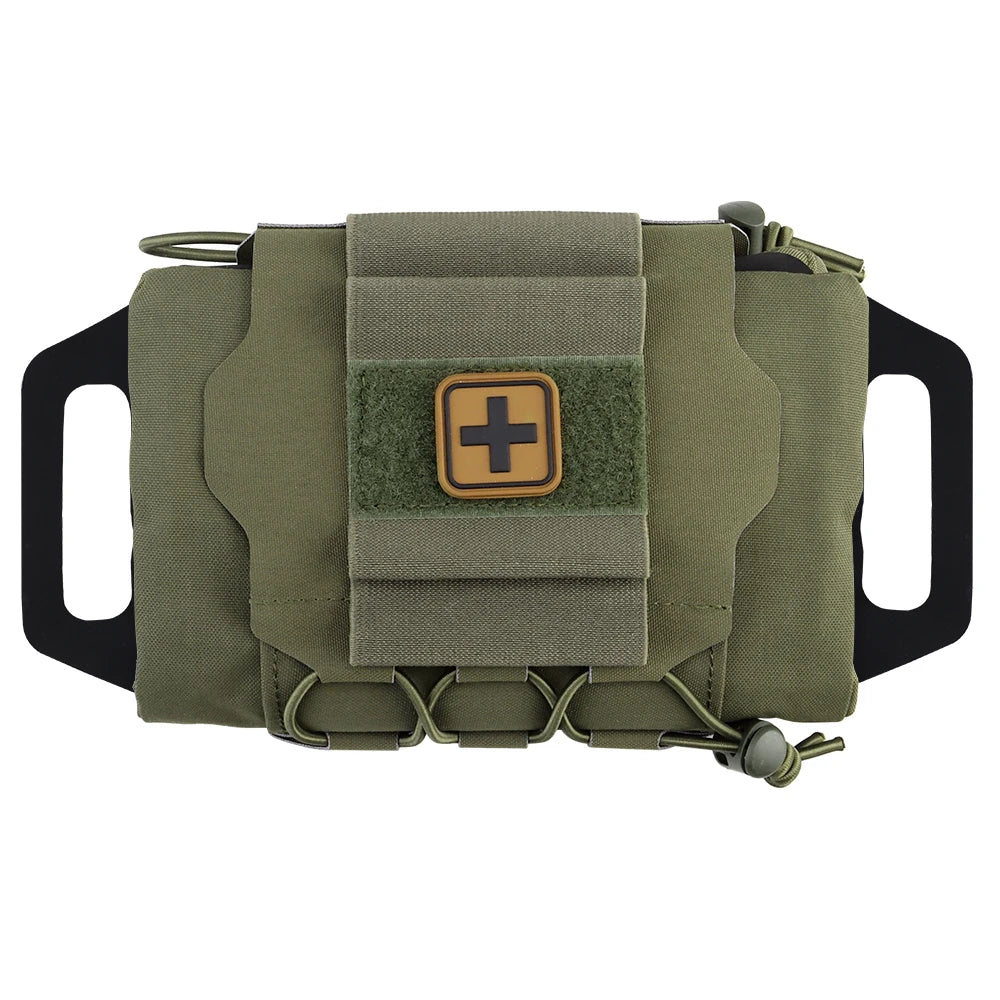 AQzxdc IFAK Tactical First-aid Kit Pouch MOLLE Rapid Deployment Survival Outdoor Hunting Vest Belt Emergency Bag Medical Pack
