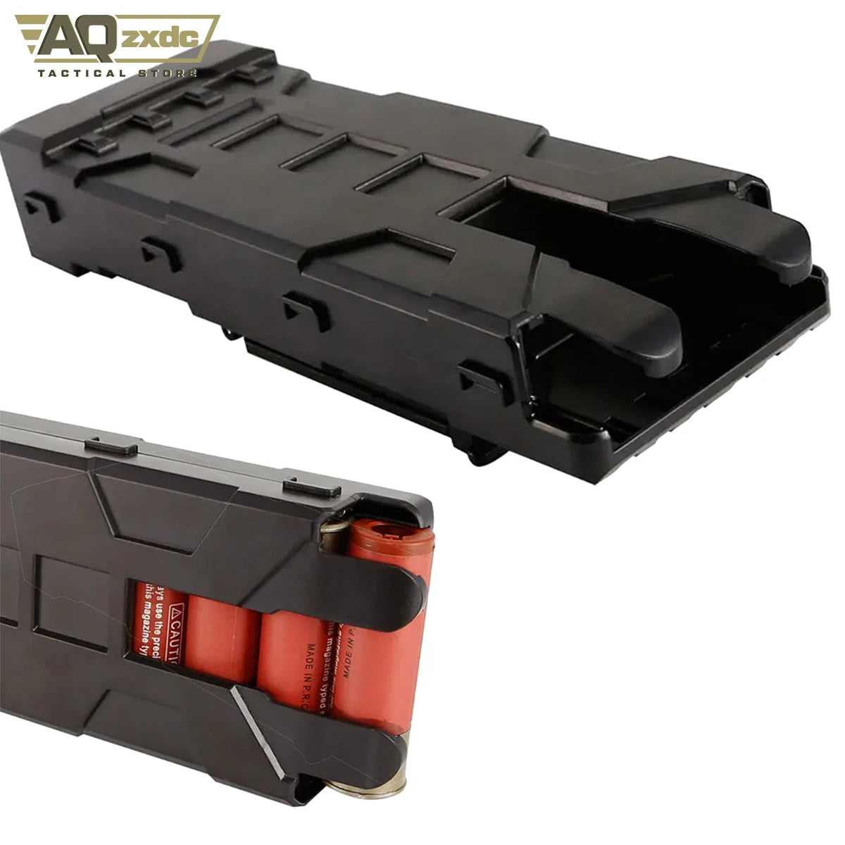 AQzxdc Tactical Quick-detachable Shotgun Magazine Box Airsoft Shot Holder For 12 Gauge Magazine Ammo Cartridge