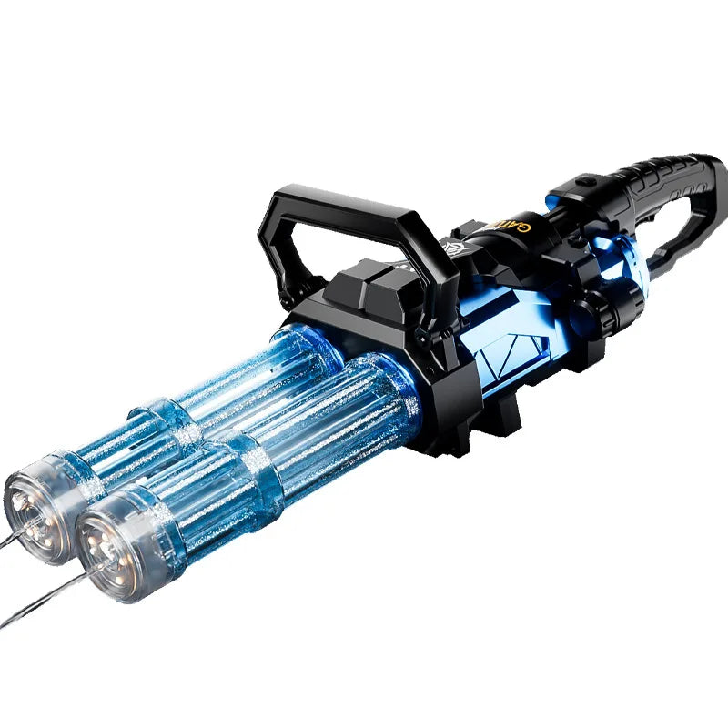Children's summer water fight toys, electric rotating and firing Gatling water cannon toys, long-range, large-capacity, high-pre