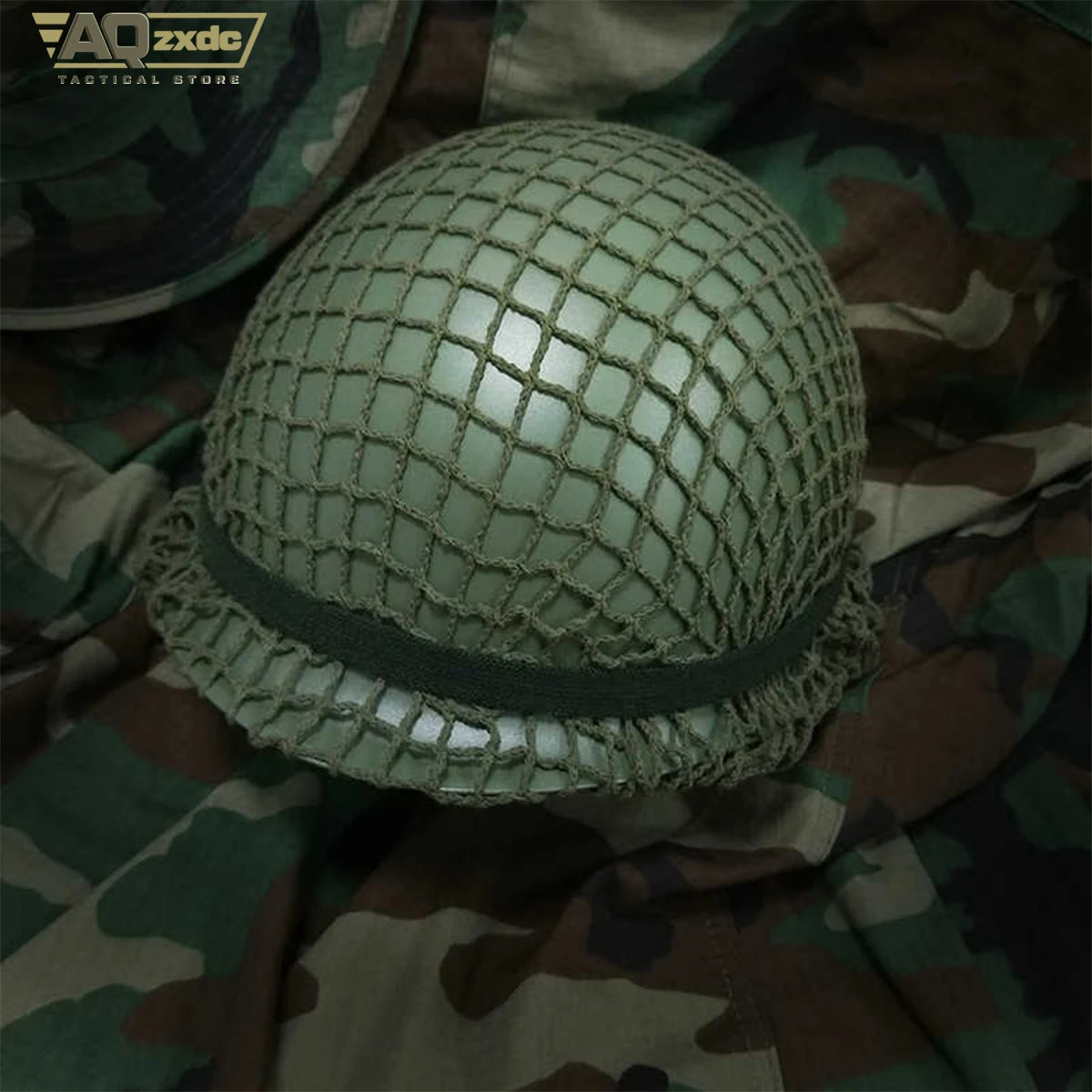 American M1 Double-Layer Steel Helmet Alloy Steel Military Fan Cos Riding Field Film and Television Special Tactical Helmet
