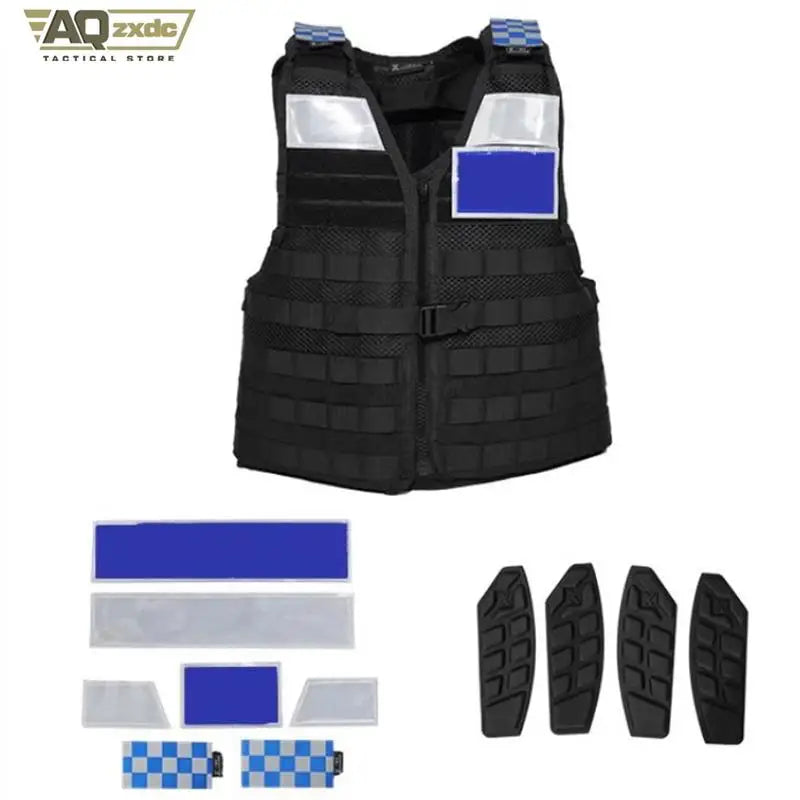 AQzxdc Tactical Vest CPT Multi-Functional Protective Vest Police Outdoor Duty Combination Equipment Outdoor Vest Suit