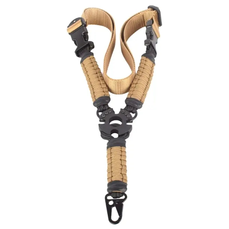 AQzxdc Tactical Gun Sling 3 Point Bungee Airsoft Rifles Strap Belt Military Hunting Part Three Point Gun Strap for Airsoft Game