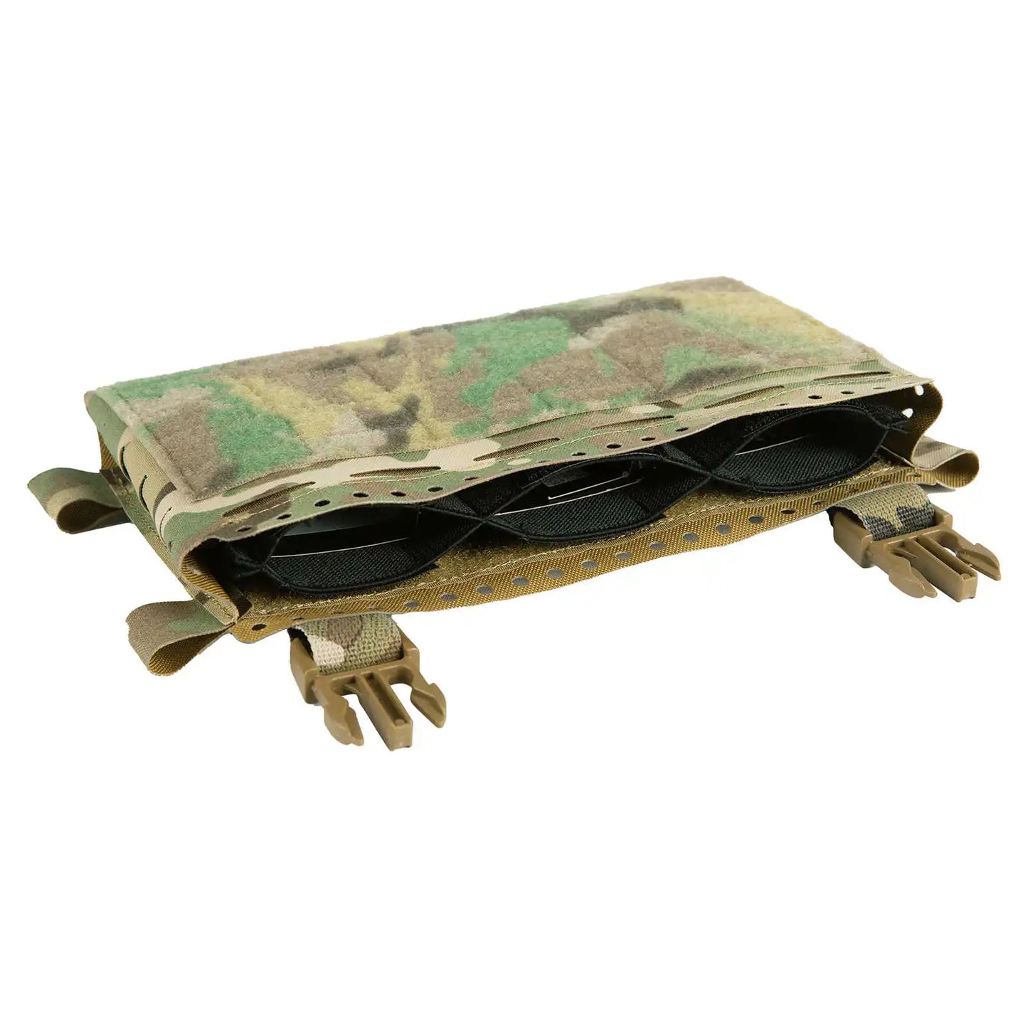 AQzxdc MK4 Tactical Chest Mount AR Triple 5.56 Magazine Elastic Separator MK3 MK5 Double Hook Bellyband