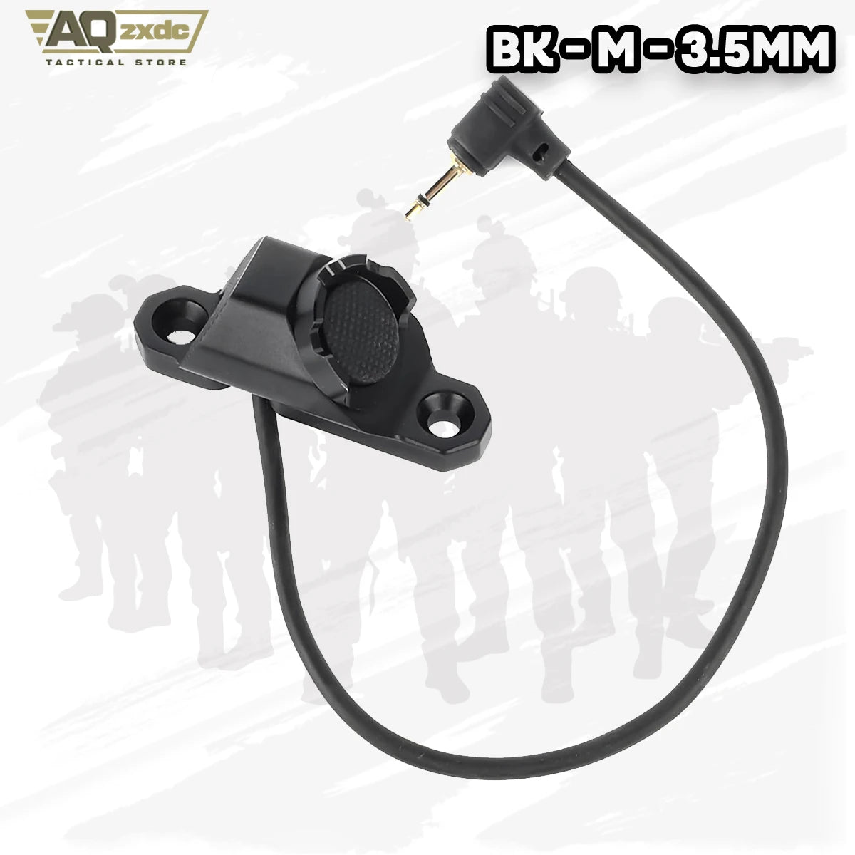 Remote Pressure Switch with 2.5mm Plug for PEQ DBAL NGAL Airsoft Laser Sight,Aluminium Tactical Light Switch Mount for 20mm Rail