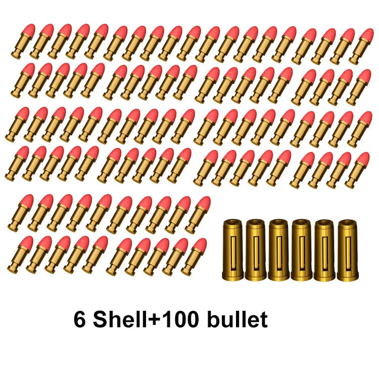 Continuous Firing ZP5 357 Revolver Launcher Pistol Soft Dart Bullet Toy Gun CS Outdoor Game Weapon for Kids Adult