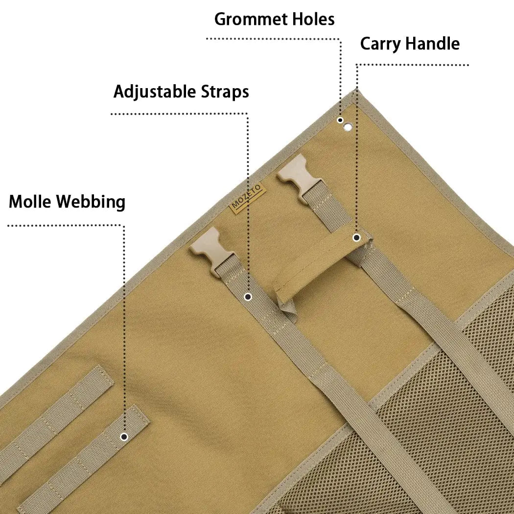 AQzxdc Shooting Mat Extra Large Durable Roll Up Shooting Mats Prone Padded for Range Shooting Rifle Hunting