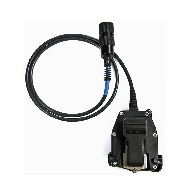 PELTO Push-To-Talk (PTT) Adapter Military Radios with 6-PIN MIL-C-55116 Connector, FL5601-02 1 EA/Case