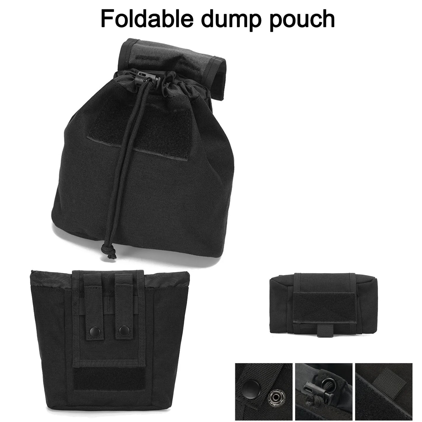 AQzxdc Airsoft Belt with Molle Waist Bag Set, Tactical Belt with 5.56/9mm Pouch, Medical Pouch, Folding Pouch