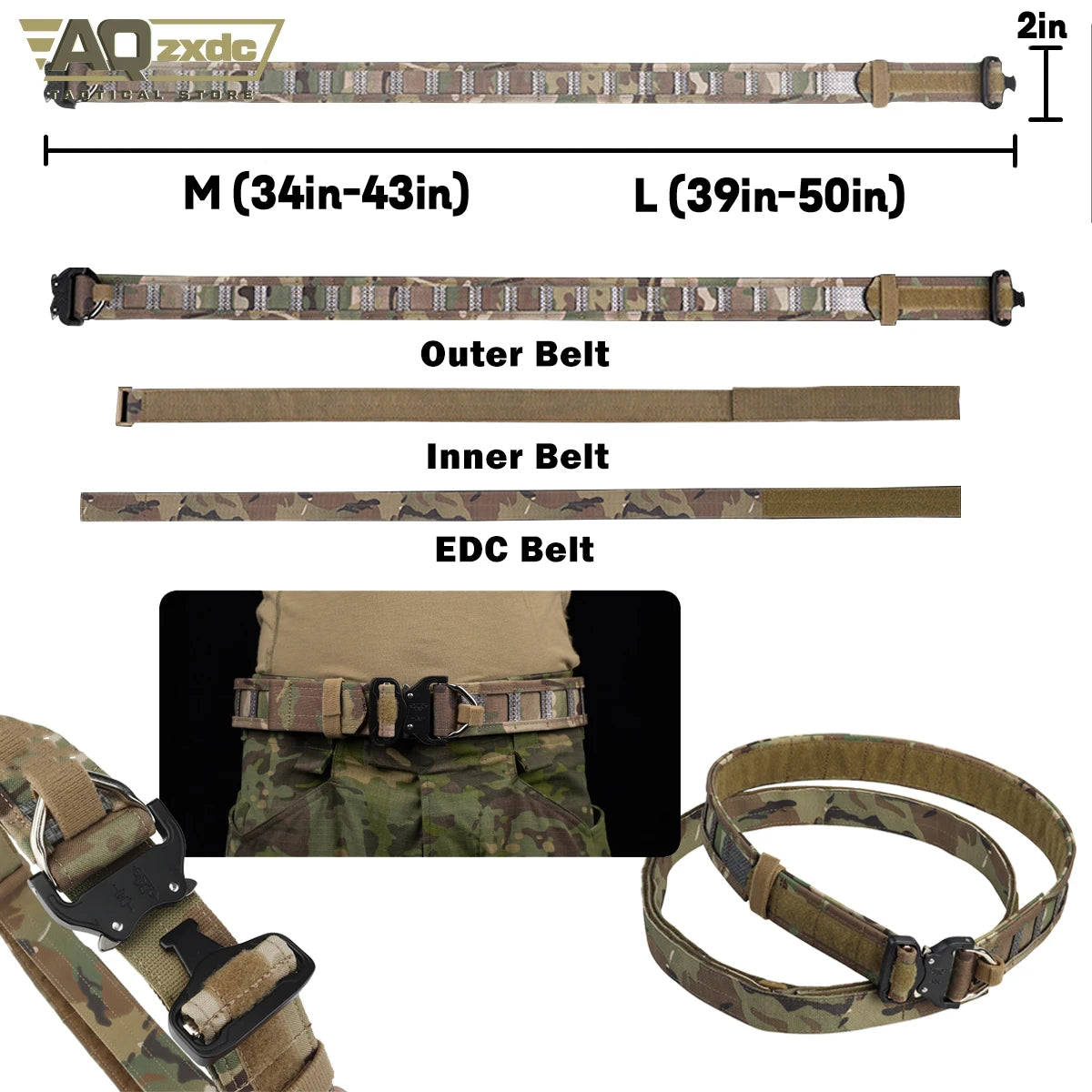 Airsoft Battle Belt Set-with G17 ALS Quick Release Holster & PHC MK2 Mag Bag& PHC Sundry Recovery Bag & ReFlexIFAK First Aid Kit
