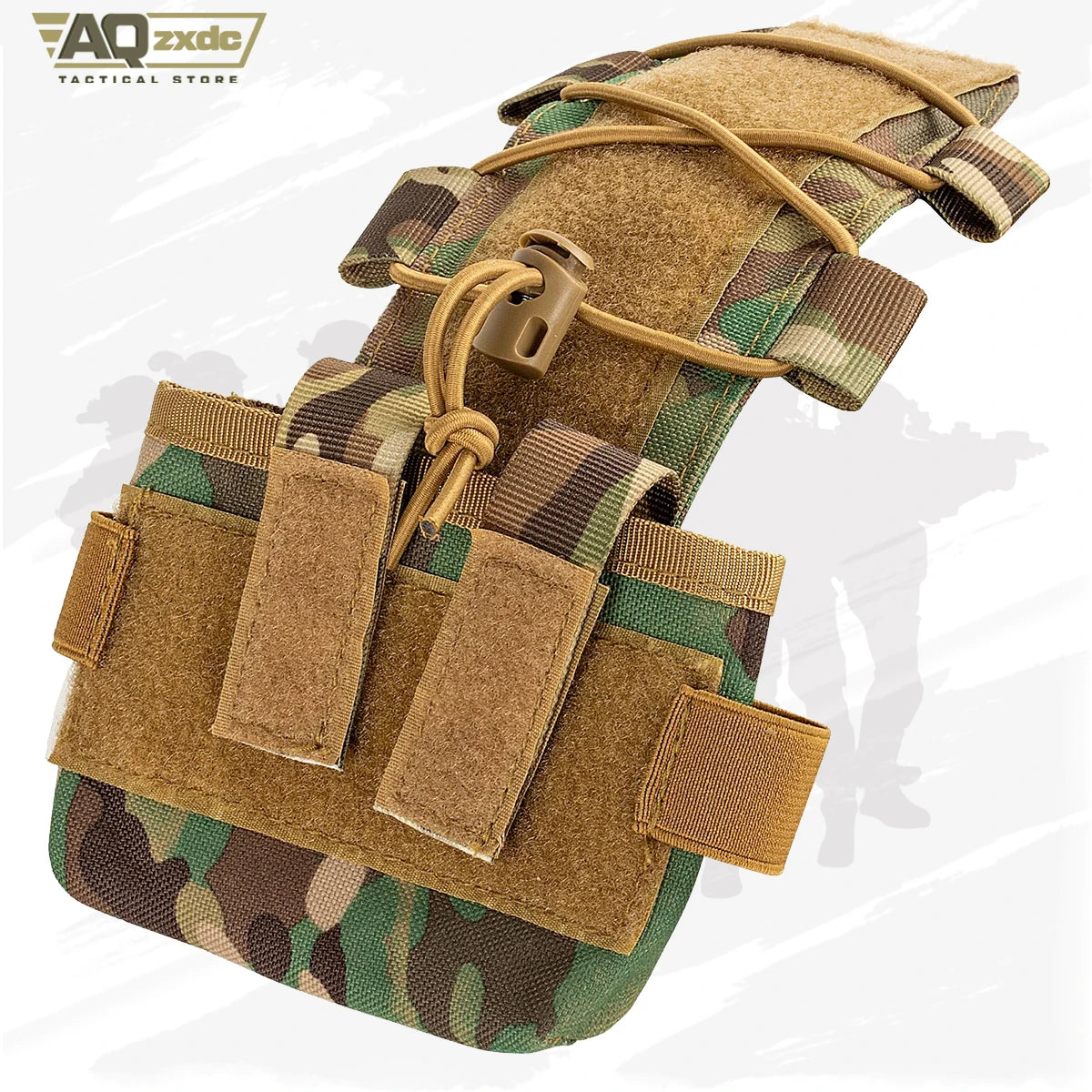 Tactical Helmet Battery Pouch Counterweight Pouch MK2 Helmet Battery Pack Balance Weight Bag for Airsoft Hunting Outdoor Sports