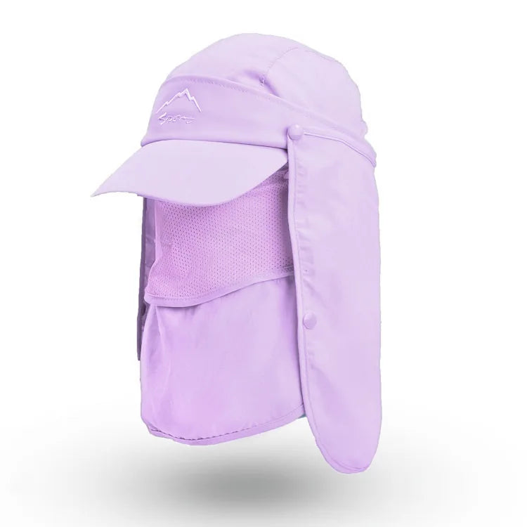 AQzxdc Unisex Adults Breathable Fishing Baseball Cap Multifunctional Quick Dry Sun Hat Outdoor Legionnaire Cap