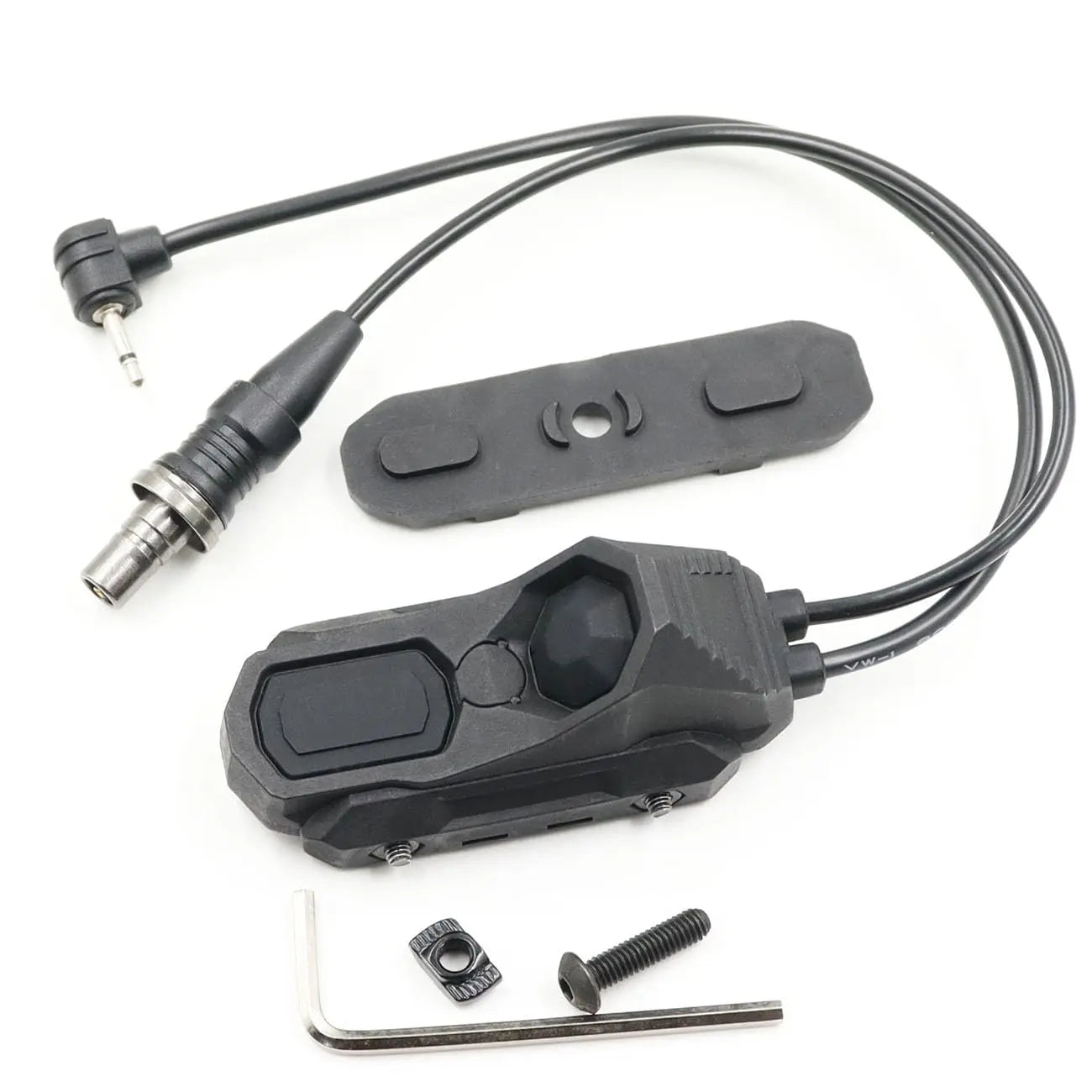 Tactical Dual Remote Pressure Switch Compatible with 2.5mm Plug PEQ-15 & DBAL & SF M300/340/M600/640DF Weapon Lights and Lasers