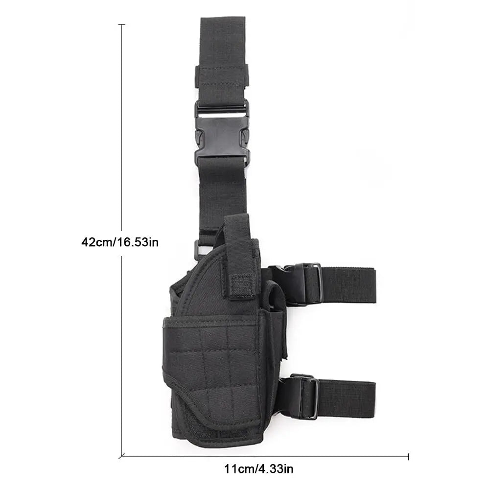 AQzxdc Drop Leg Holster Tactical Thigh Strap Holster Pistol Hip Airsoft Leg Gun Costume Harness Men Women