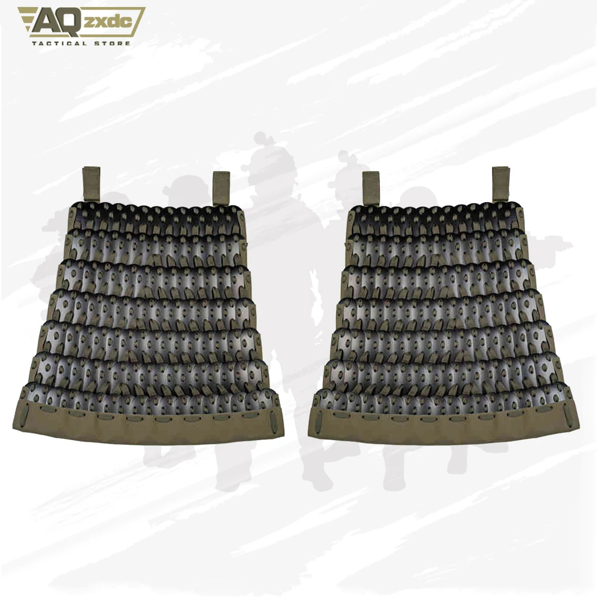 6 in 1 Tactical Gear Shoulder Armor And Crotch Protection+Skirts Wai Tactical Vest Universal Chinese Style Shoulder Armor