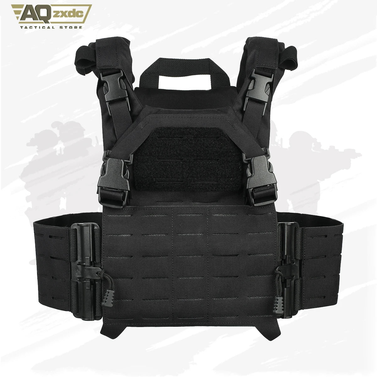 Tactical QPC Vest Plate Carrier Body Armor Quick Release System Small Tactical Vest Tactical Chest Rig for Girls, Children‘s