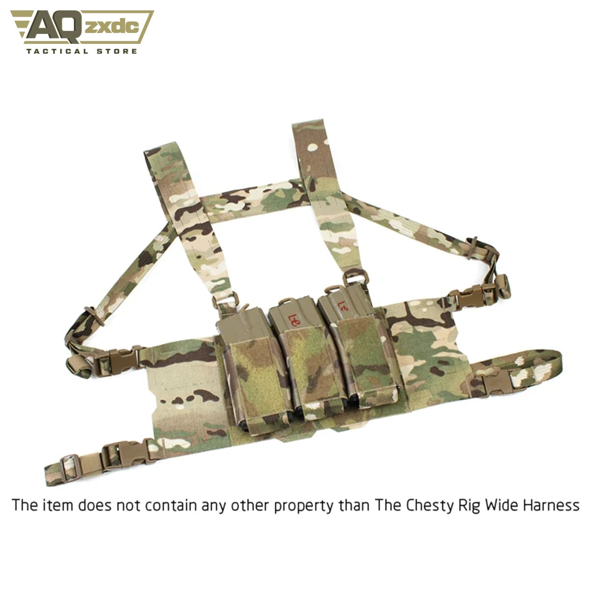 AQzxdc Tactical FERRO STYLE Chesty Rig Wide Harness airsoft CR07 Plate Carrier Bracket