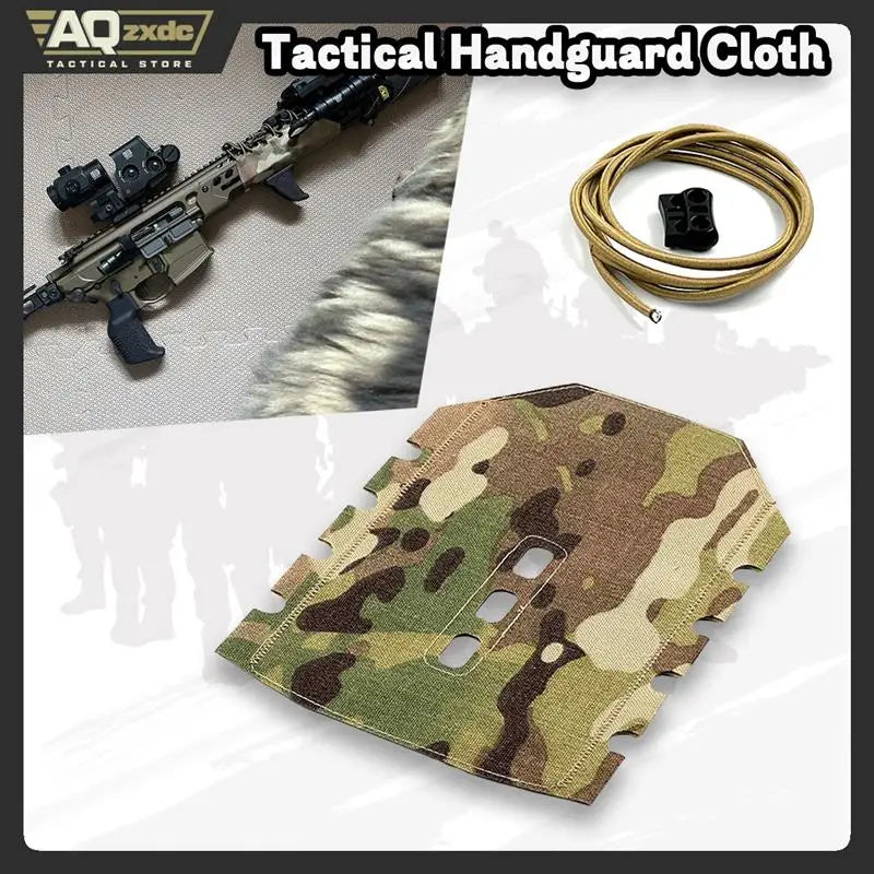 AQzxdc HotPocket SD Rail Wrap Tactical Wood Handguard Cloth MCX Speciald Glove Accessories Protective Cover