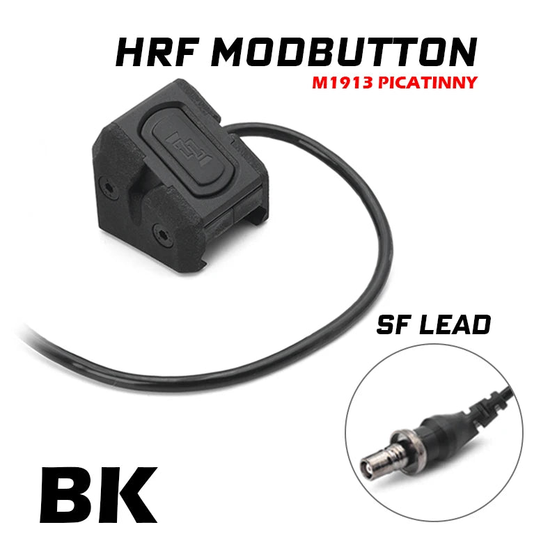 Tactical ModButton with HRF RAMP Cage for SF 3.5MM M300 M600 Flashlight Airsoft Weapon Light Switch with Original Markings