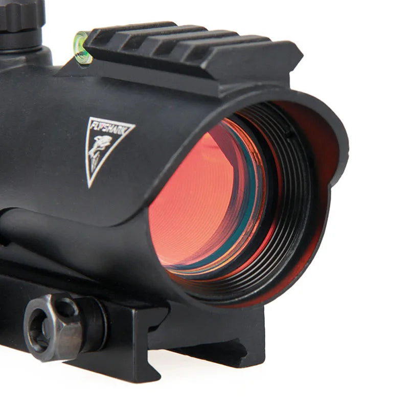 Hunting Scope Rifle Sight 5MOA Red Dot IR ILLUMINATION with 21.2mm Rail Bubble Level for Hunting Shooting gs2-0112