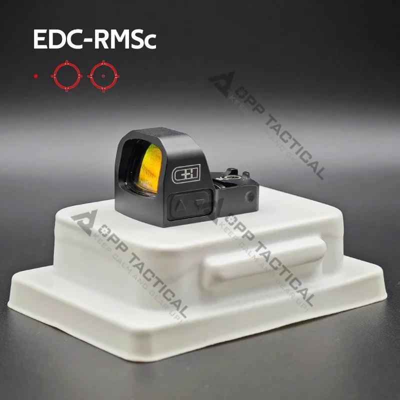 Original C&H Precision EDC/EDC-XL MRS 3MOA Compact Red Dot Sight RM06/RMSc Footprint for Pistol Handgun Shake Wake/Shockproof