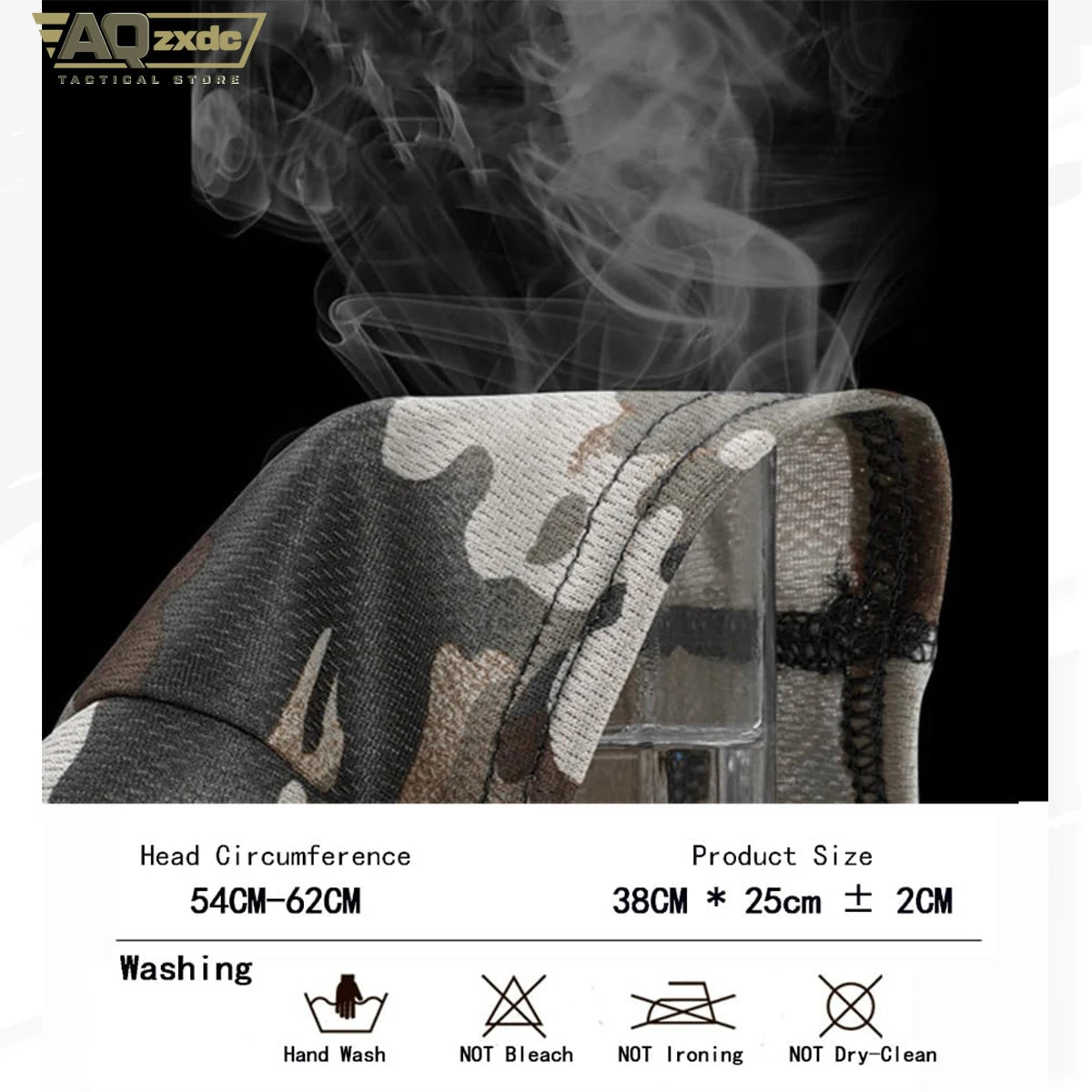 AQzxdc Tactical Helmet Set, Airsoft Mask Mesh Elastic Balaclava Mask, Anti Fog Airsoft Goggles, Tactical Full Face Protection