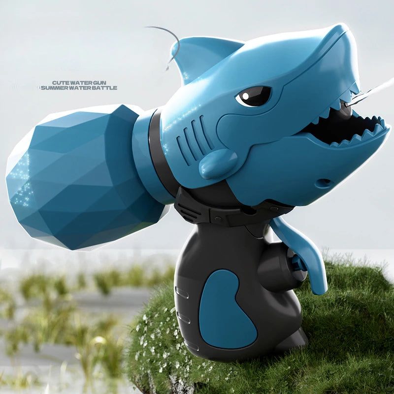 Mini Dinosaur Water Gun Geometric Shark Summer Pool Beach Toys Children Toy Gun Water Splashing Festival Spray Water Gun