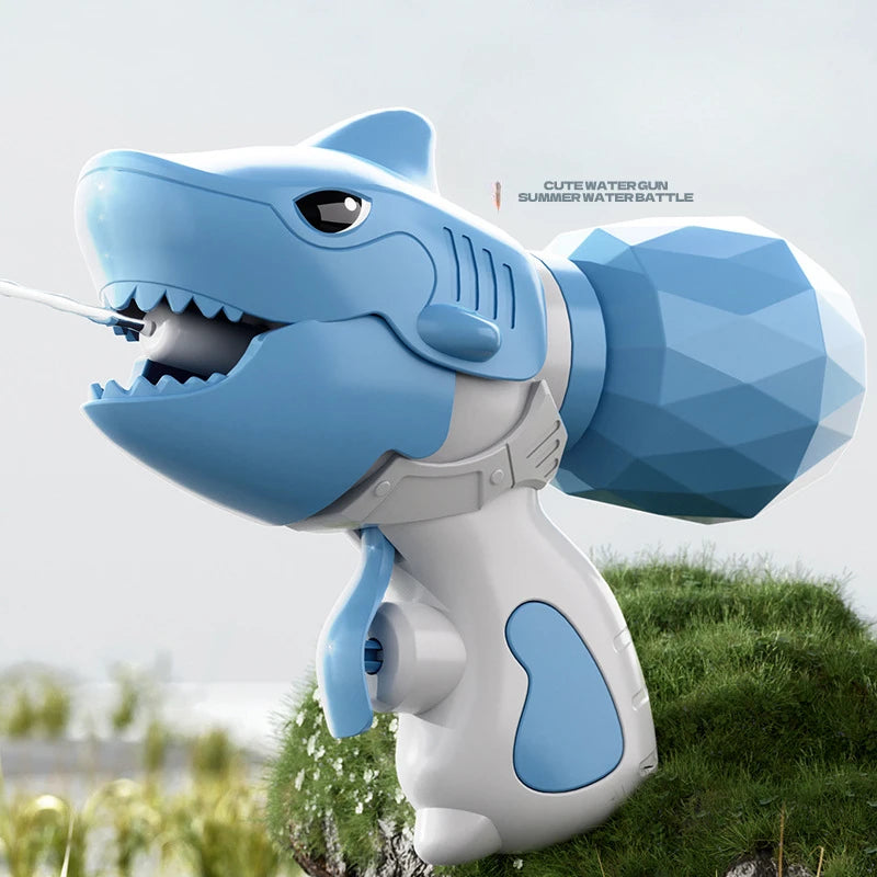 Mini Dinosaur Water Gun Geometric Shark Summer Pool Beach Toys Children Toy Gun Water Splashing Festival Spray Water Gun
