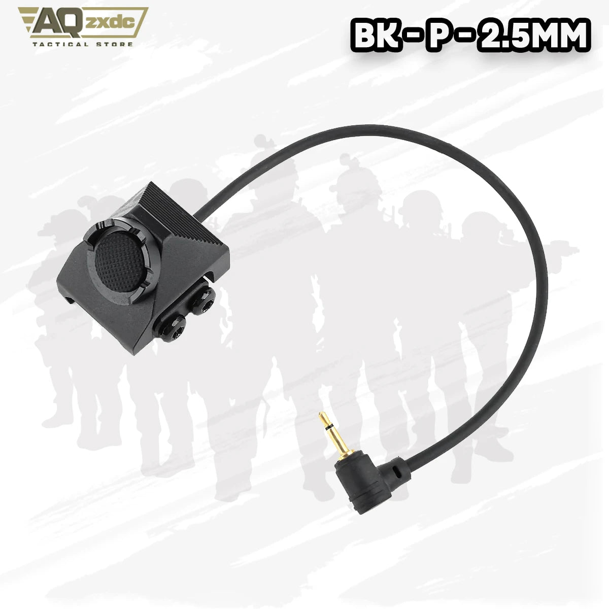 Remote Pressure Switch with 2.5mm Plug for PEQ DBAL NGAL Airsoft Laser Sight,Aluminium Tactical Light Switch Mount for 20mm Rail