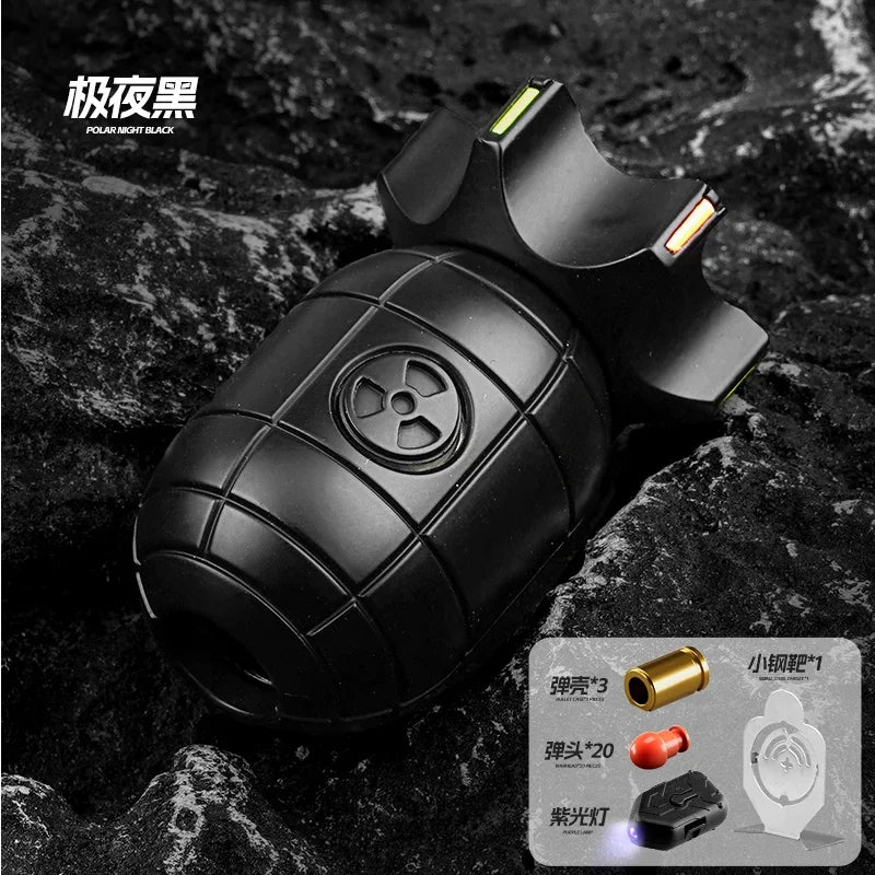 One-Button Eject Shell Spinner Children Fidget Stress Relief Gadget Hand Spinner Unique Gifts for Boys Shooting Toy