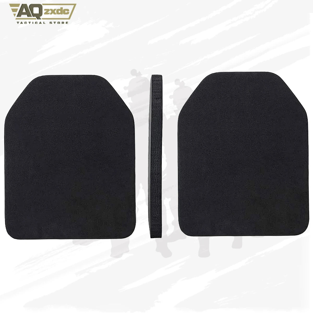 AQzxdc Tactical Airsoft Paintball EVA Vest Inner Liner Foam 10 in x 12 in Black 2 PCS Pad Plates for Airsoft Tactical Vest