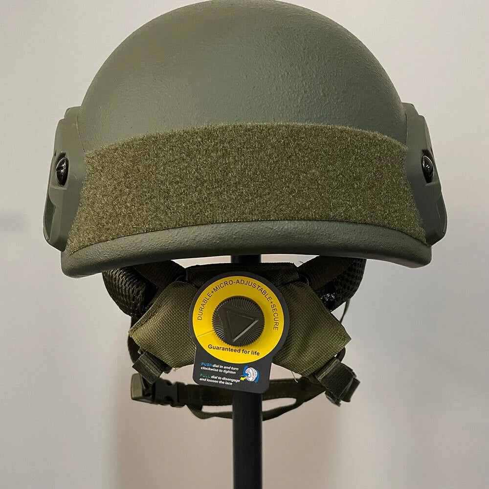 AQzxdc Tactical FAST FRP Fiberglass Tactical Helmet With Wendy Style Adjustable Straps and Memory Pads Helmet Accessories