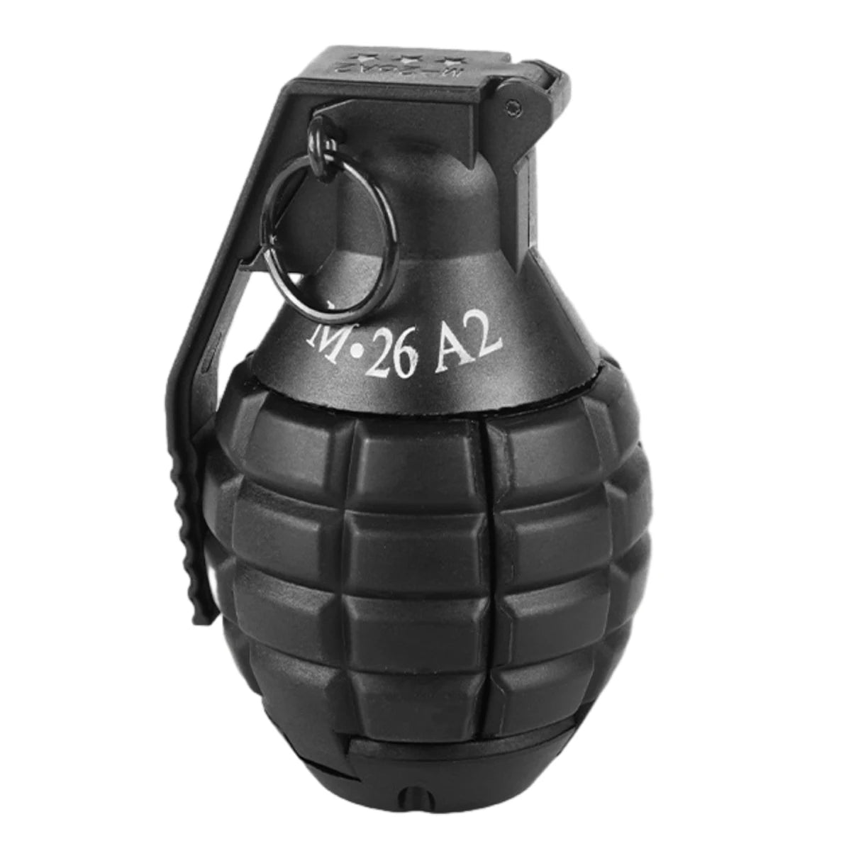 2 Pcs Tactical Grenade Model Toy, M67 Burst Grenade, Military Smoke Grenade Model, for Airsoft Paintball Hunting CS War Game