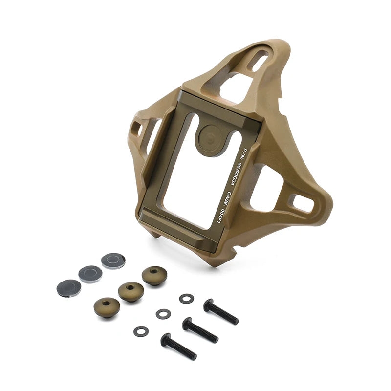 Tactical Airsoft AF MK Series Helmet NVG Mount TMC 3-Hole Shroud PN NVG Base Mount with Full Original Markings