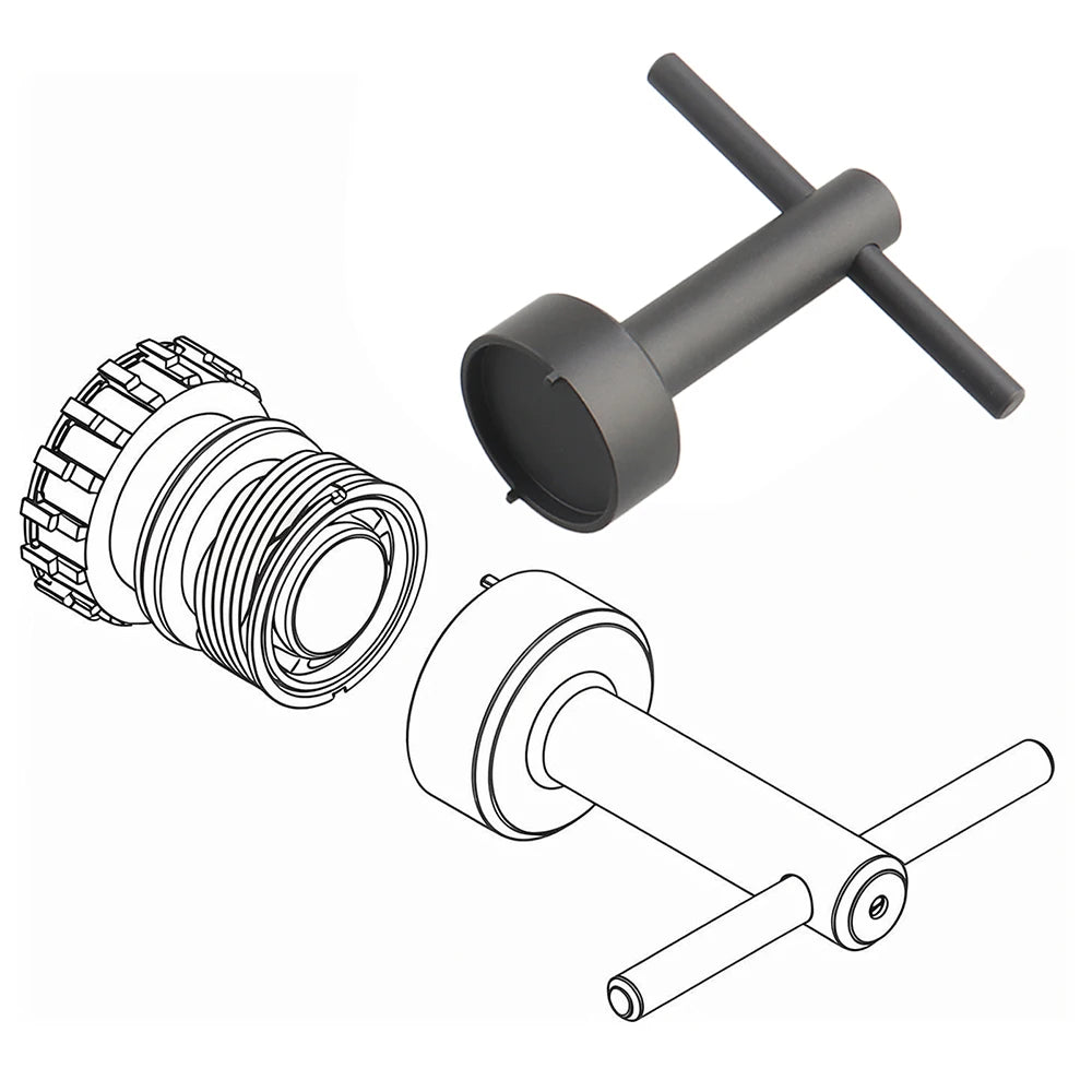 Tactical Night Vision Installation Wrench Spanner PVS-14 Disassembly Tool Set Removal Black for PVS14