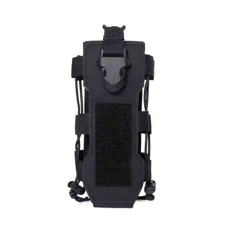 AQzxdc Outdoor Molle Radio Pouch Holder & Molle Adjustable Water Bottle Holder 40 oz, Tactical Bottle Pouch for Backpack Belt