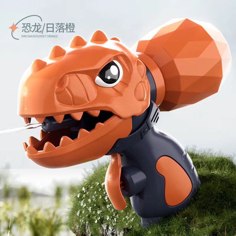 Mini Dinosaur Water Gun Geometric Shark Summer Pool Beach Toys Children Toy Gun Water Splashing Festival Spray Water Gun