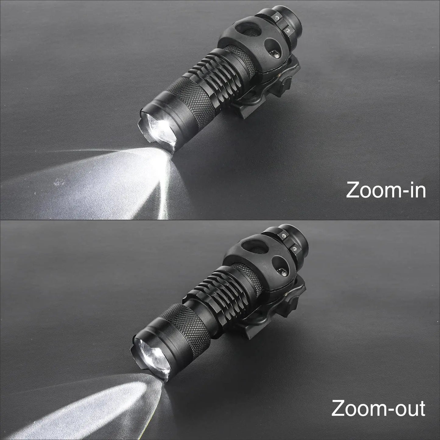 AQzxdc Military Helmet Light, Mini Clampable Tactical Flashlight with, Compact Helmet Mounted LED with Fast Helmet Clip Rail