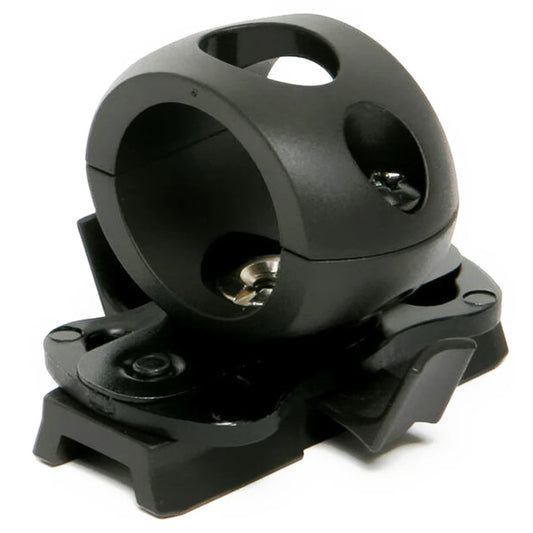 Single Clamp Rail Adaptor, Tactical Flashlight Accessories, Attaches to FAST/ACH/MICH Street Helmets, Fits 20-33MM Torches