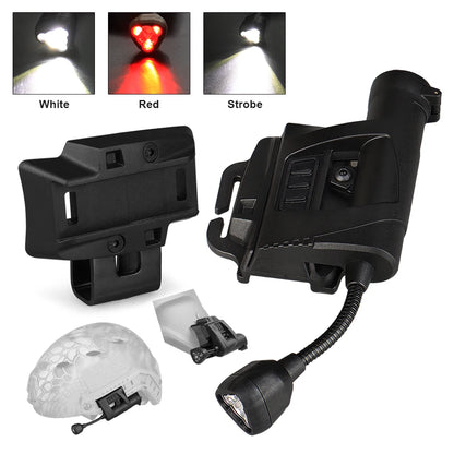 Tactical LED Flashlight Illuminator Tactical  mounting hardware Helmet Light  Hunting Utility gz150140