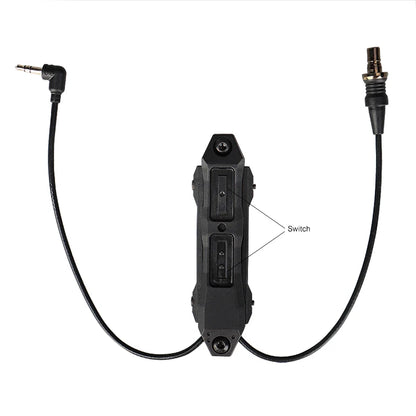 Hunting airsoft Accessories Dual Remote Switch For Surefire / DBAL-A2 Two Plugs for Flashlight and PEQ are Integrated gs33-0234