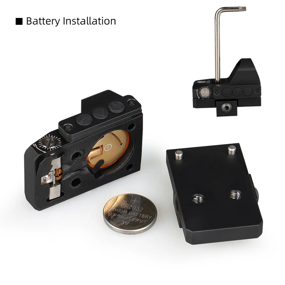 E.T Dragon Tactical Red Dot Scope 2 MOA Red Dot Sight 20mm Waterproof Shockproof for Real Hunting gs2-0131