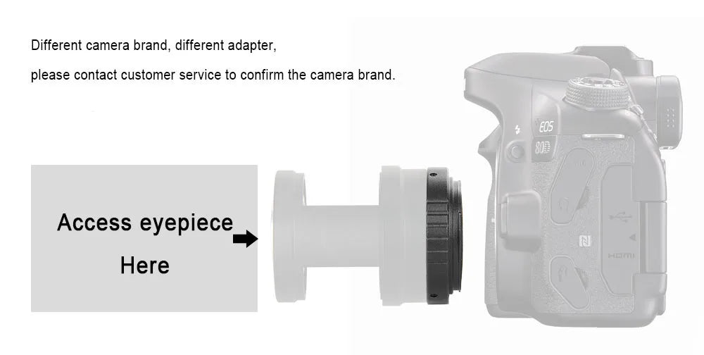 Outdoor Sport M42 Universal Camera Interface 42mm Thread Camera Adapter for Spotting Scope gs26-0020